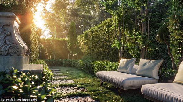 Haie artificielle: charme discret pour jardins