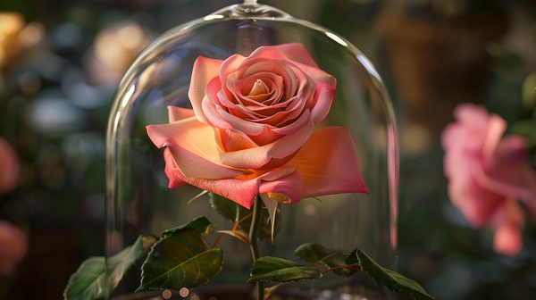 Rose éternelle sous cloche : une idée cadeau pour une occasion spéciale