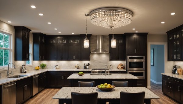 Plafonnier suspension cuisine : illuminez votre espace avec raffinement