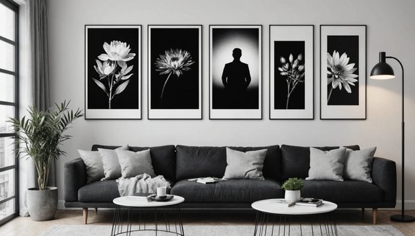10 façons de sublimer votre intérieur avec des affiches noir et blanc