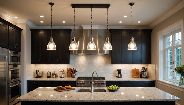 Top 5 plafonniers suspendus pour une cuisine élégante